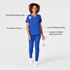 Wink Renew Women’s V-Neck Scrub Top, Royal, 3X