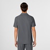 Wink W123 Men’s Collar Scrub Top(Pewter)