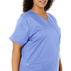 Wink W123 Women’s Mock Wrap Scrub Top(Ceil Blue)