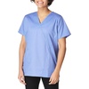 Wink W123 Women’s Mock Wrap Scrub Top(Ceil Blue)