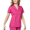 Wink W123 Women’s Mock Wrap Scrub Top(Fuchsia)
