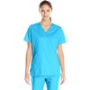 Wink W123 Women’s Mock Wrap Scrub Top(Light Turquoise)