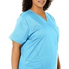 Wink W123 Women’s Mock Wrap Scrub Top(Light Turquoise)