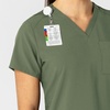 Wink Women’s Women’s Flex-n-Reach V-Neck Scrub Top(Olive)