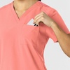 Wink Women’s Women’s Flex-n-Reach V-Neck Scrub Top(Paradise Pink)