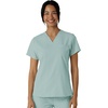 Wink Women’s Women’s Flex-n-Reach V-Neck Scrub Top(Sky Blue)