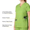 Wink WonderFLEX Women’s Verity V-Neck Scrub Top(Green Apple)