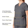Wink WonderFLEX Women’s Verity V-Neck Scrub Top(Pewter)
