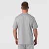 WonderWink Men’s Big Wonderwork Big Men’s V Neck Scrub Top(Grey)