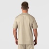 WonderWink Men’s Big Wonderwork Big Men’s V Neck Scrub Top(Khaki)