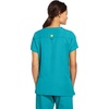 WonderWink Women’s Scrubs Four Way Stretch Sporty V-Neck Top, Real Teal, Small