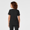WonderWink womens Renew Women’s V-neck Top Medical Scrubs, Black, X-Large US
