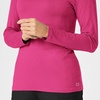 WonderWink womens Wonderwink Silky Long Sleeve Tee medical scrubs shirts, Hot Pink, X-Small US