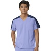WINK Men’s Color-Block Top(Ceil Blue)