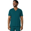 Wink Boundless Men’s Multi Pocket V-Neck Scrub Top(Caribbean)