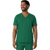 Wink Boundless Men’s Multi Pocket V-Neck Scrub Top(Hunter)