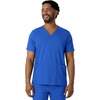 Wink Boundless Men’s Multi Pocket V-Neck Scrub Top(Royal)