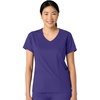 Wink Boundless Women’s 2-Pocket V-Neck Scrub Top(Grape)