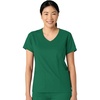 Wink Boundless Women’s 2-Pocket V-Neck Scrub Top(Hunter)