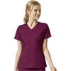 Wink PRO Women’s 4 Pocket V-Neck Scrub Top, Wine, 4XL