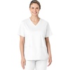 Wink WonderWORK Women’s V-Neck Scrub Top, White, 4XL