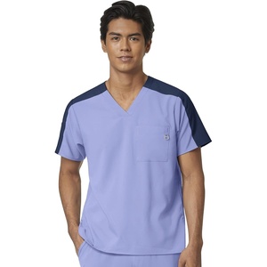 WINK Men’s Color-Block Top(Ceil Blue)