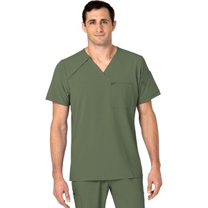 WINK Mens Scrub Top(Olive)