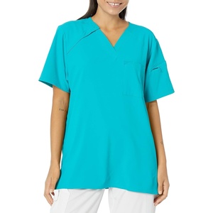 WINK Mens Scrub Top(Teal Blue)