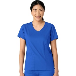 Wink Boundless Women’s 2-Pocket V-Neck Scrub Top(Royal)