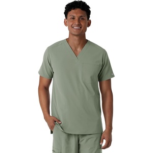 Wink Men’s Men’s V-Neck Scrub Top(Sage)