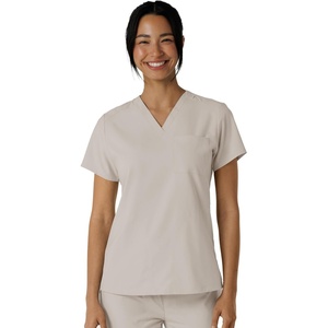 Wink Women’s Women’s Flex-n-Reach V-Neck Scrub Top(Cloud)