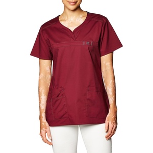 Wink Womens Wonderflex Patience Women’s Scrub Top(Wine)