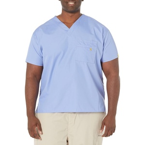 WonderWink mens Big the Alpha Unisex V-neck Top medical scrubs shirts, Ciel Blue, XX-Large US