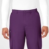 Wink WonderWORK Scrubs for Men, Cargo Scrub Pants(Eggplant)