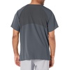 WonderWink Mens Knit Panel V-Neck Scrub Top, Pewter, L