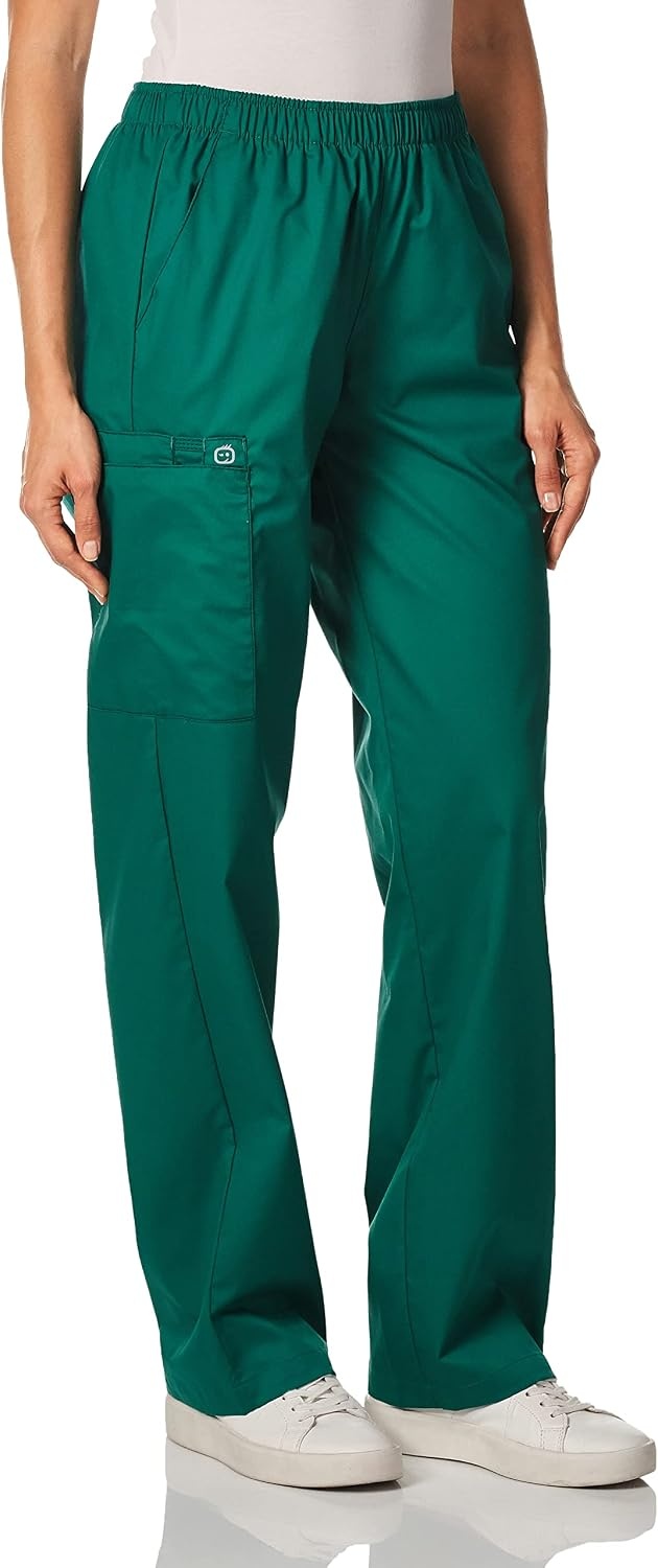 image:imageWINK Origins Quebec Womens Full Elastic Cargo Scrub PantHunter