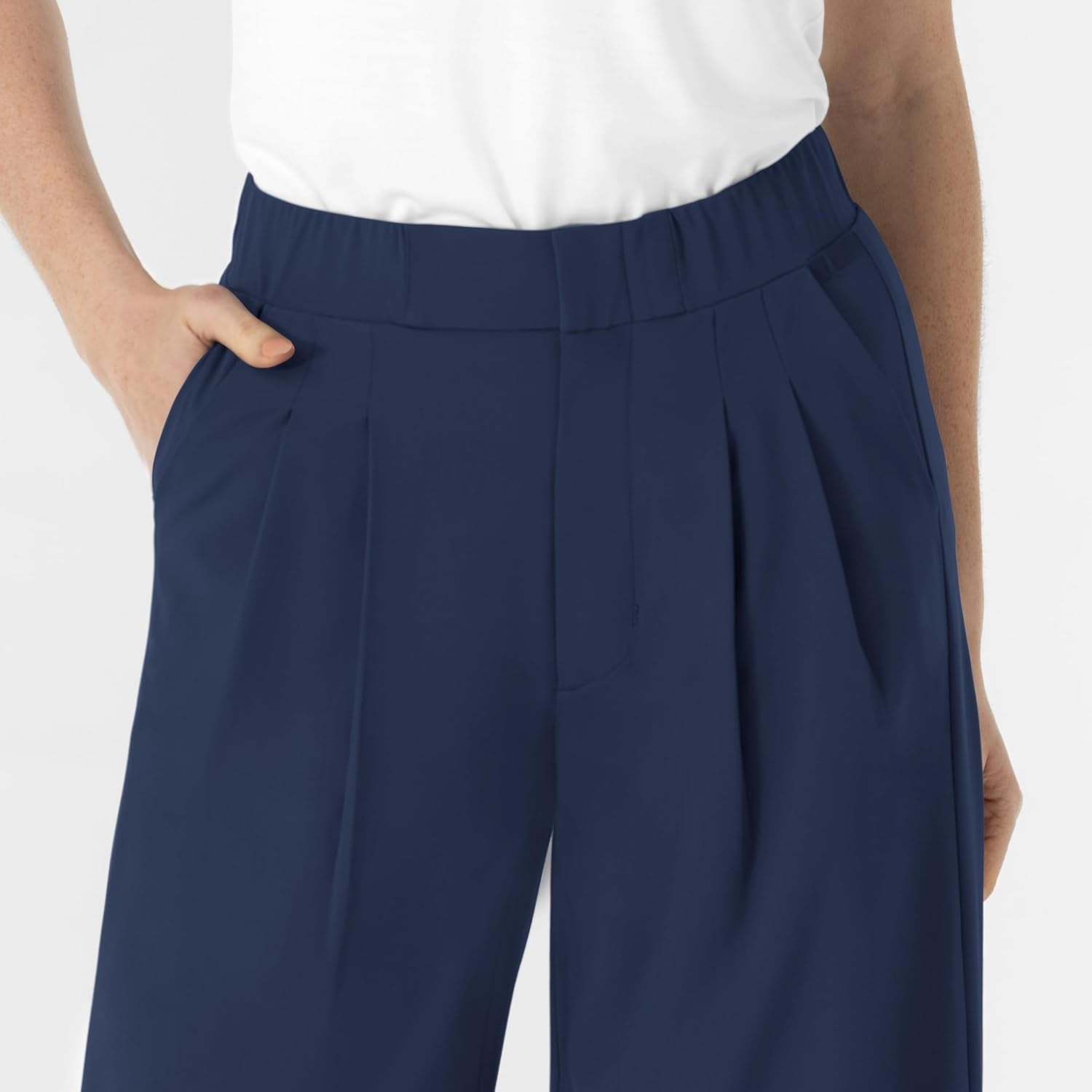 image:imageWink Renew Womens High Waist Slim Leg Scrub PantNavy