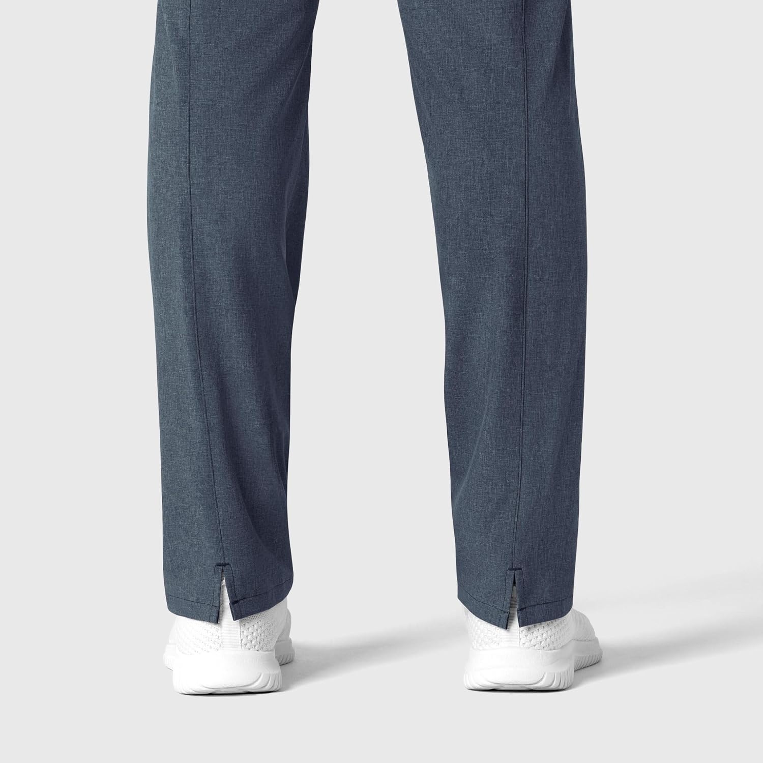 image:imageWink Renew Womens High Waist Slim Leg Scrub PantNavy Heather