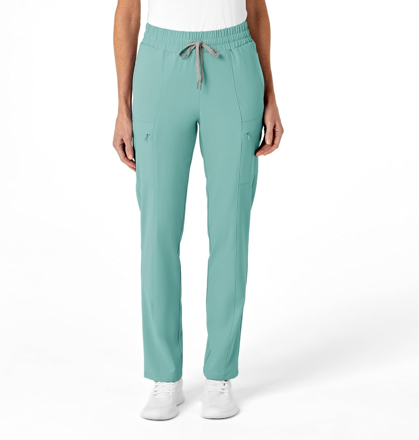 image:imageWink Renew Womens High Waist Slim Leg Scrub PantTurquoise