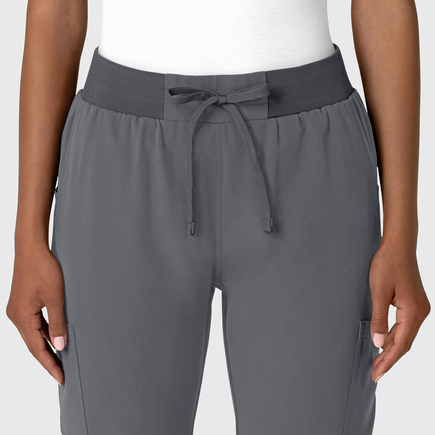 image:imageWink Womens Womens Jogger Utility Scrub PantPewter