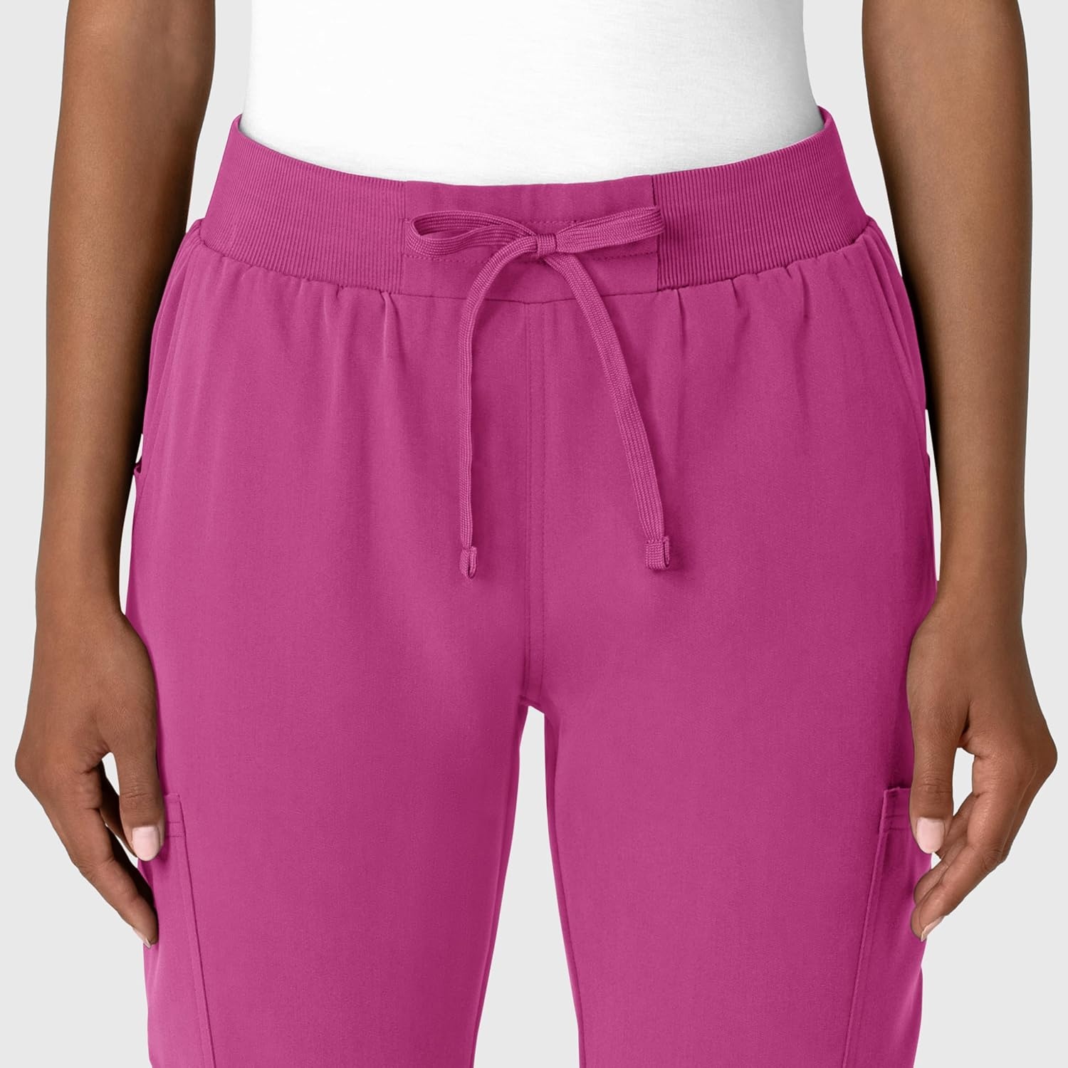image:imageWink Womens Womens Jogger Utility Scrub PantRaspberry
