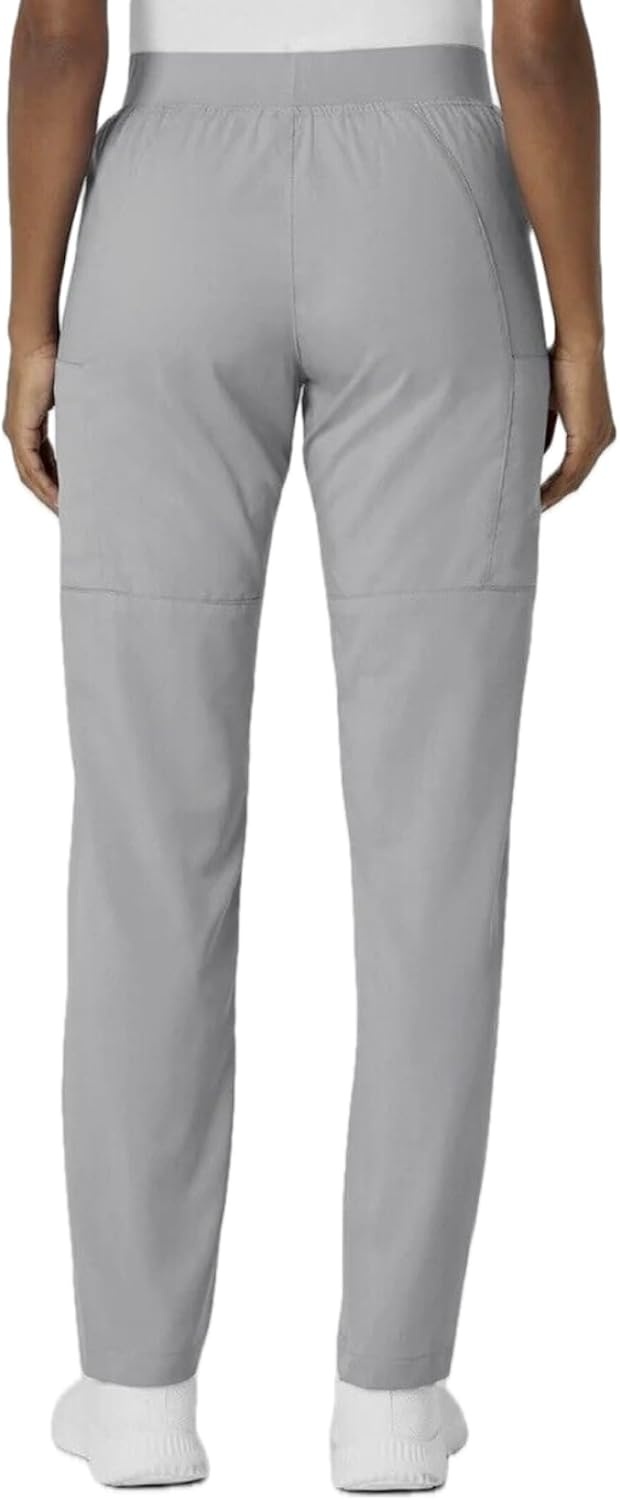 image:imageWonderWink Womens Knit Waist Cargo Scrub PantGrey