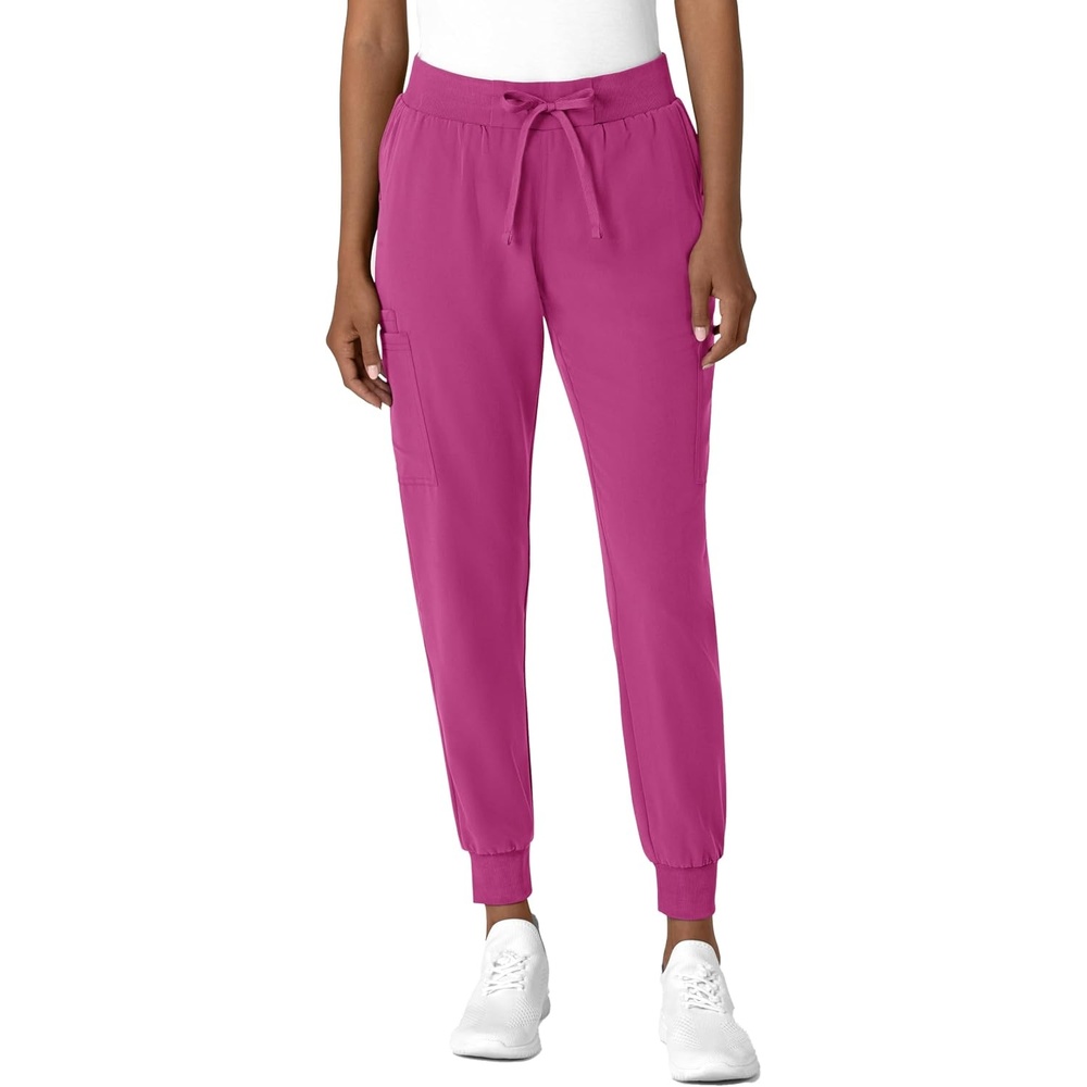 image:imageWink Womens Womens Jogger Utility Scrub PantRaspberry