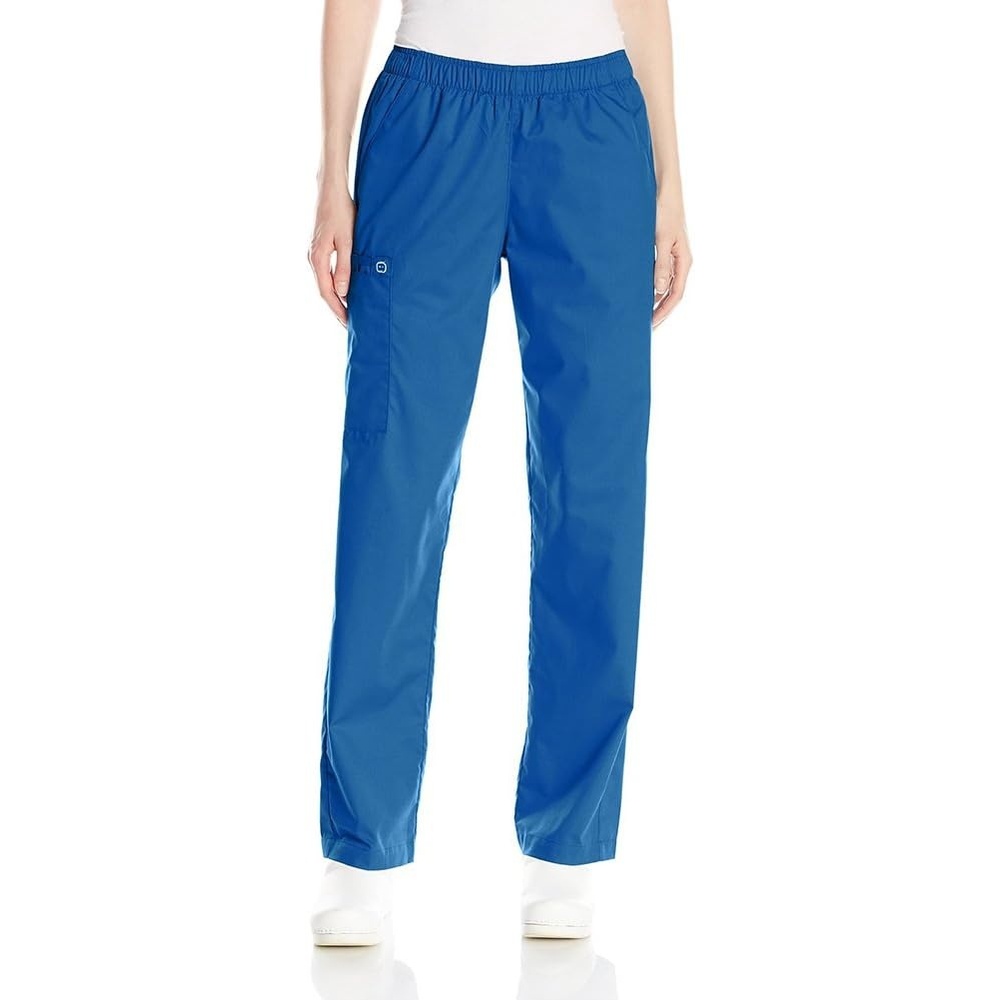 image:imageWink WonderWORK Womens PullOn Cargo Scrub Pant Royal L