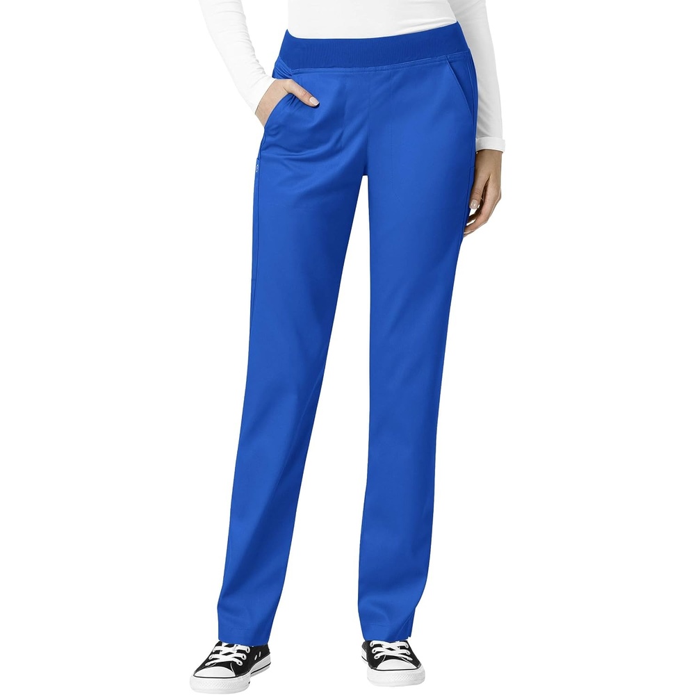 image:imageWonderWink Womens Knit Waist Cargo Scrub PantRoyal