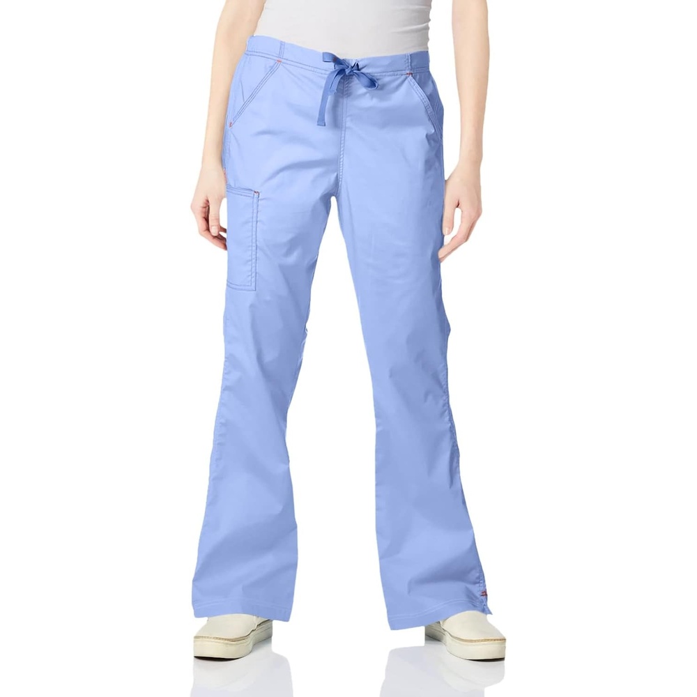image:imageWonderWink Womens Wonderflex Grace Scrub PantCeil Blue
