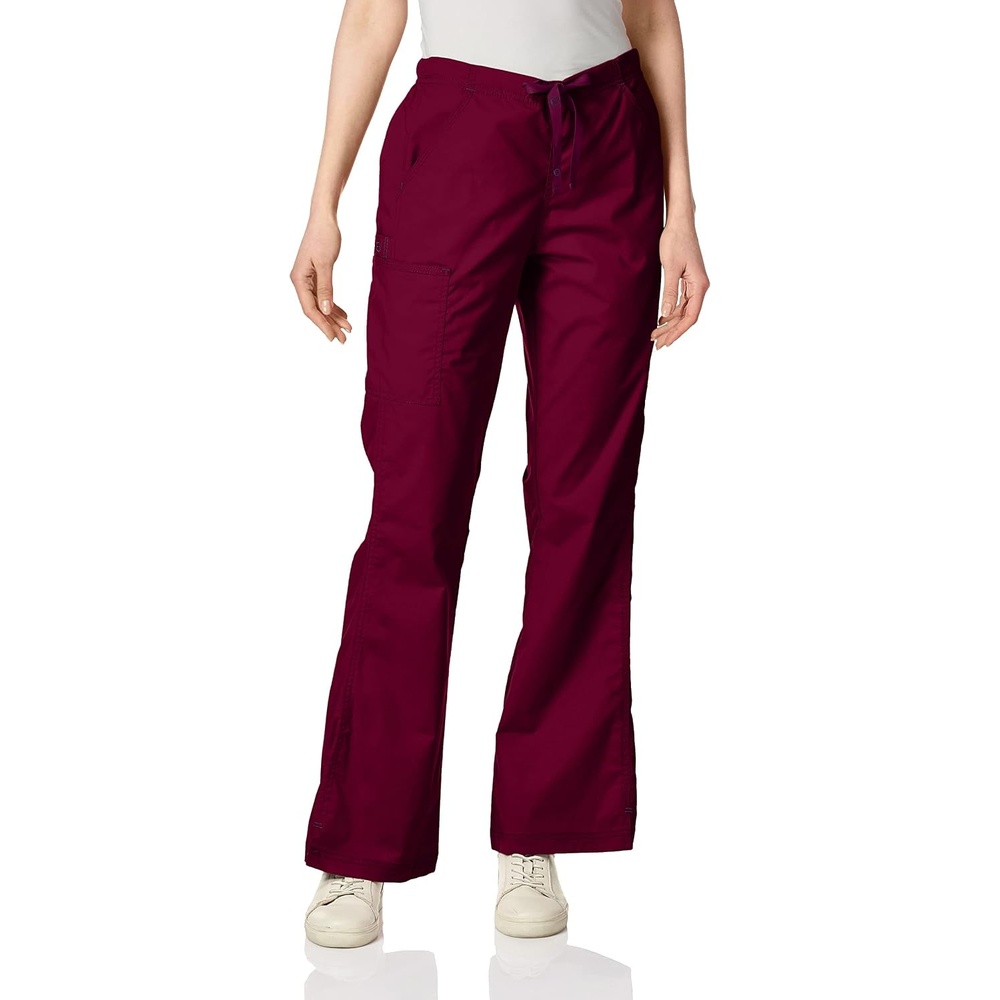 image:imageWonderWink Womens Wonderflex Grace Scrub PantWine