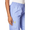 WINK Origins Quebec -Women’s Full Elastic Cargo Scrub Pant(Ceil Blue)