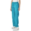 WINK Origins Quebec -Women’s Full Elastic Cargo Scrub Pant(Real Teal)