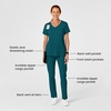 WINK Renew Women’s High Waist Slim Leg Scrub Pant(Caribbean Blue)